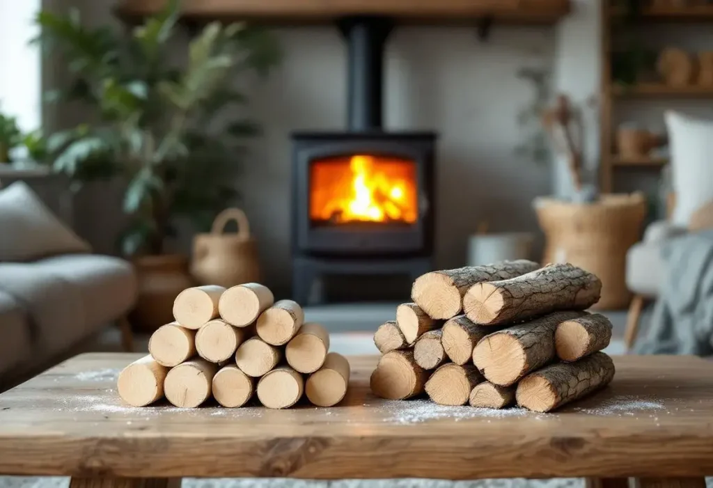 Bûche compressée ou bûche de bois classique : quel choix le plus économique et écologique pour bien se chauffer ?