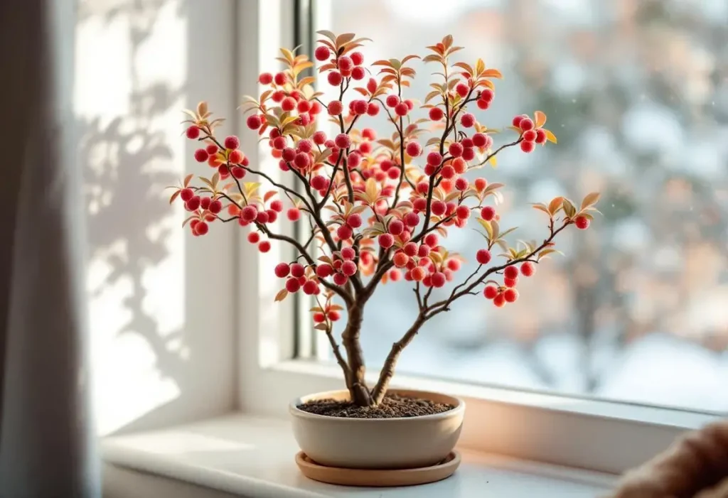 Ce fruit de fêtes se transforme en mini forêt rose en 1 mois si vous gardez ses noyaux après le dessert