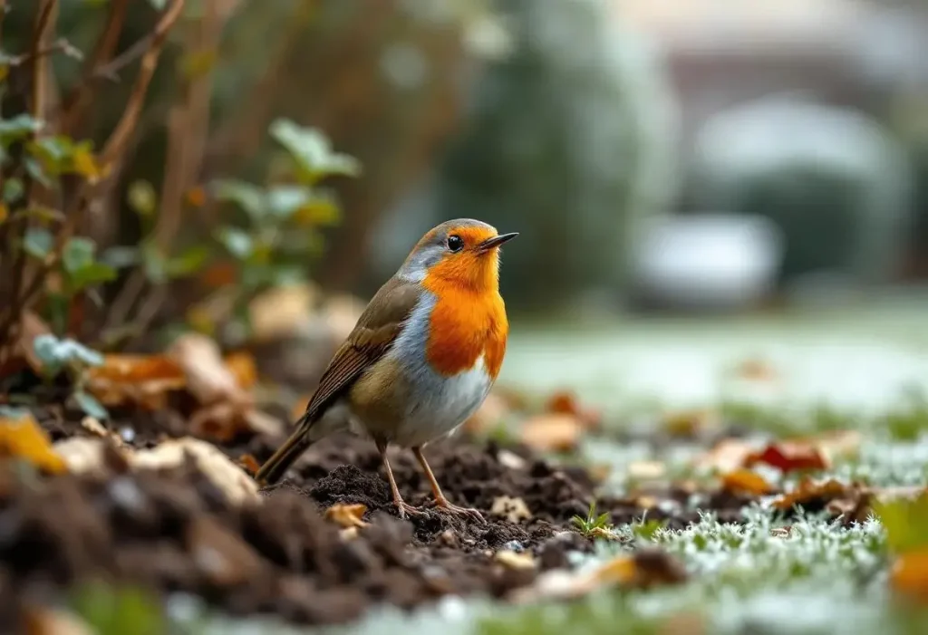 Si ce petit oiseau vous suit au jardin en hiver, c’est le signe caché sur l’état réel de votre sol que beaucoup ignorent